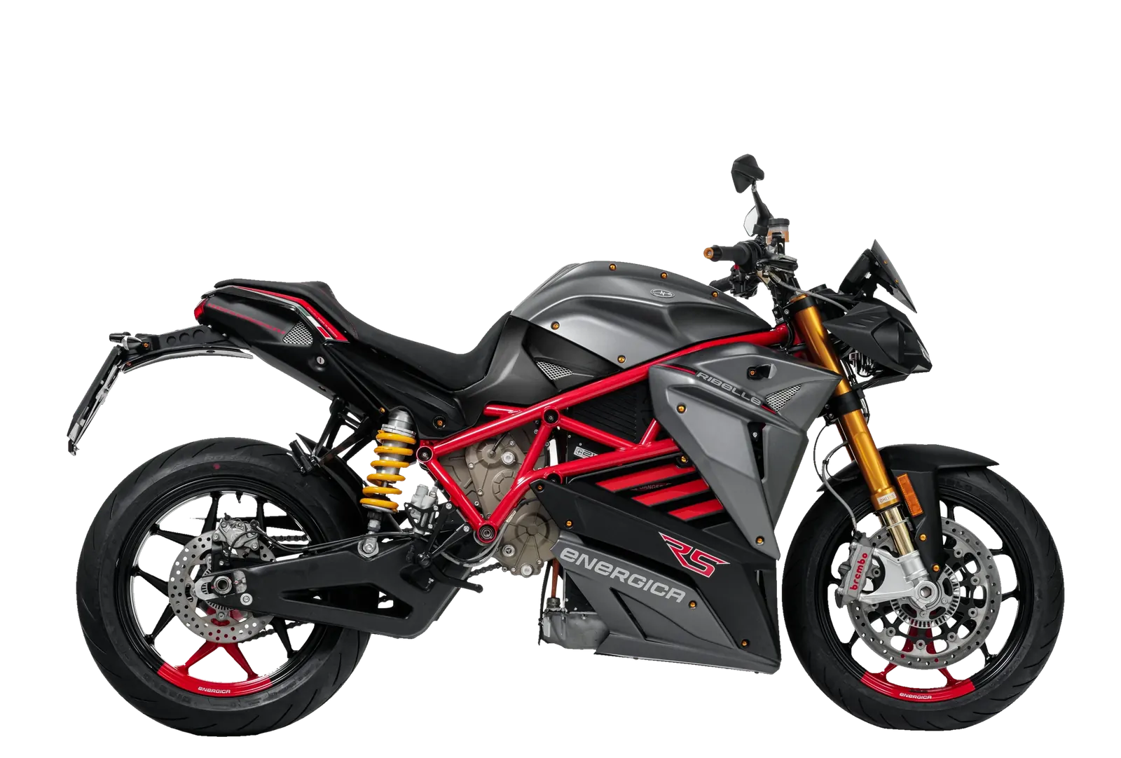 Energica Eva Ribelle in Stealth Grey