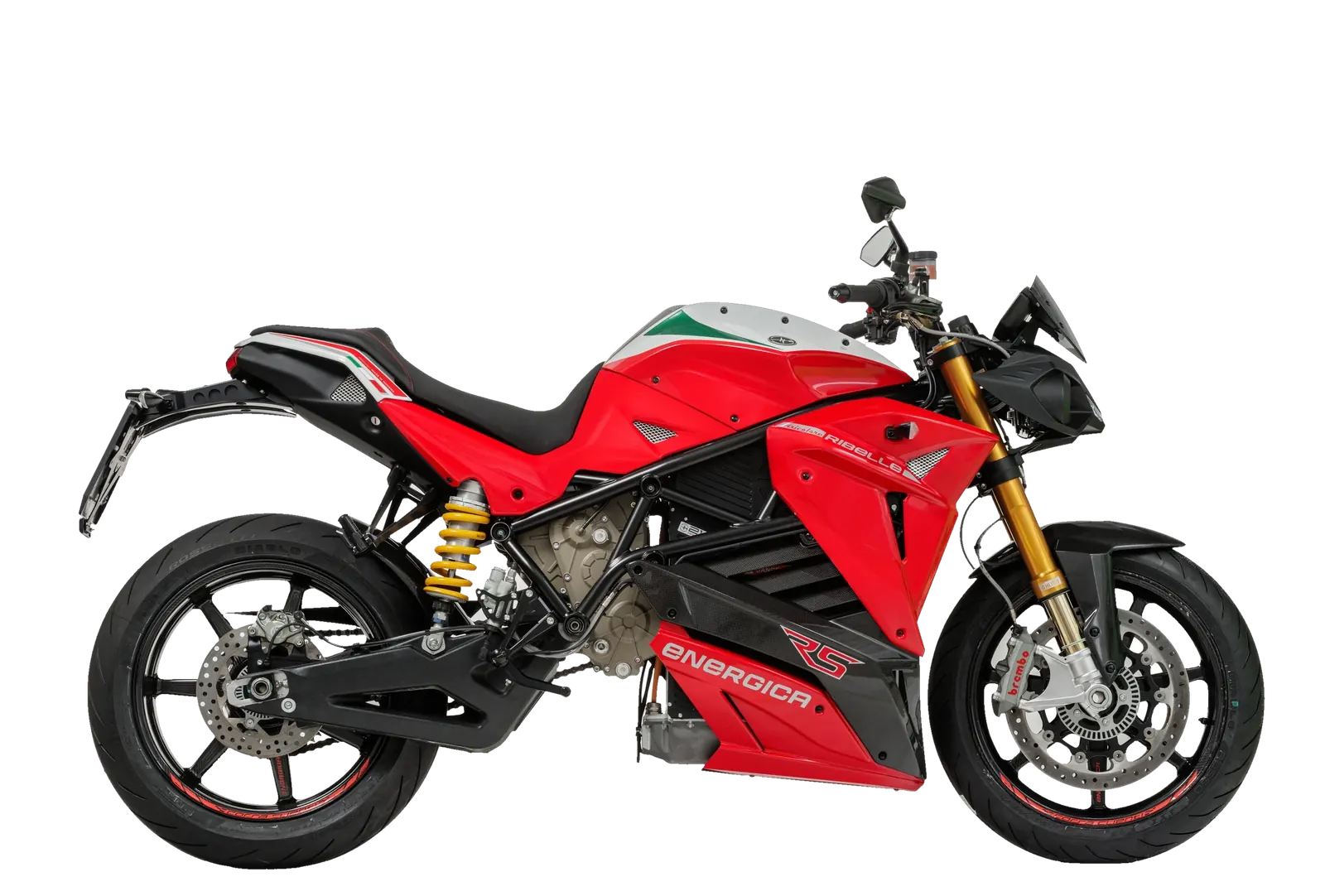 Energica Eva Ribelle in Tricolore