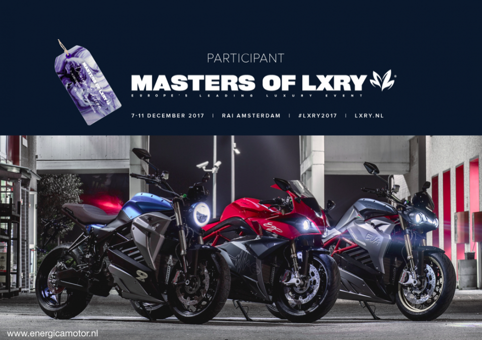 Energica elektrische motor tijdens Masters of LXRY 2017