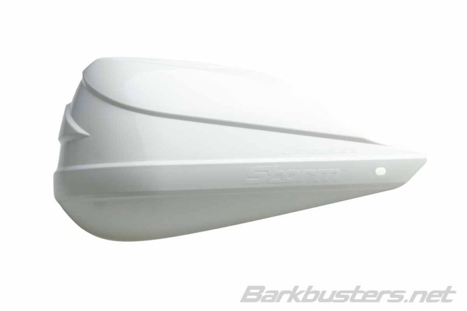 Barkbuster Storm White Handguards - Electric Motorcycles